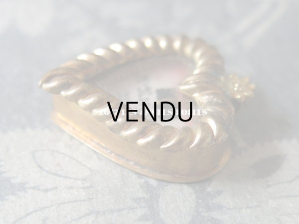 画像7: 19世紀 アンティーク ルリケール ハート型　聖遺物のペンダント　聖人の遺品 (7)