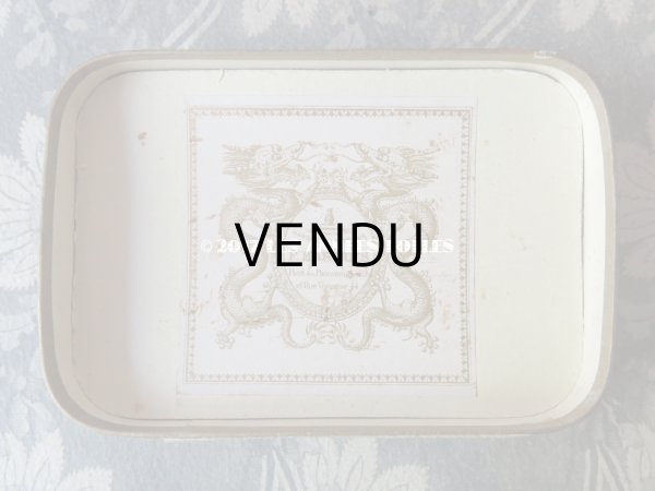 画像7: 1900年代 アンティーク 『ショコラ・フランソワ・ マルキ』のお菓子箱  LES FRISONS DE F.MARQUIS - CHOCOLAT FRANCOIS MARQUIS PARIS - (7)