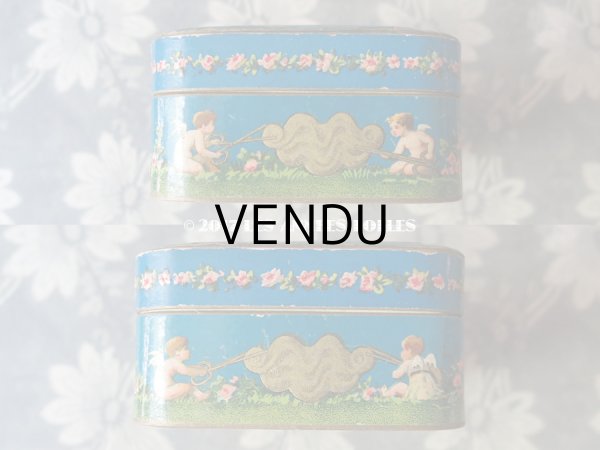 画像5: 1900年代 アンティーク 『ショコラ・フランソワ・ マルキ』のお菓子箱  LES FRISONS DE F.MARQUIS - CHOCOLAT FRANCOIS MARQUIS PARIS - (5)