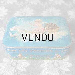 画像: 1900年代 アンティーク 『ショコラ・フランソワ・ マルキ』のお菓子箱  LES FRISONS DE F.MARQUIS - CHOCOLAT FRANCOIS MARQUIS PARIS -