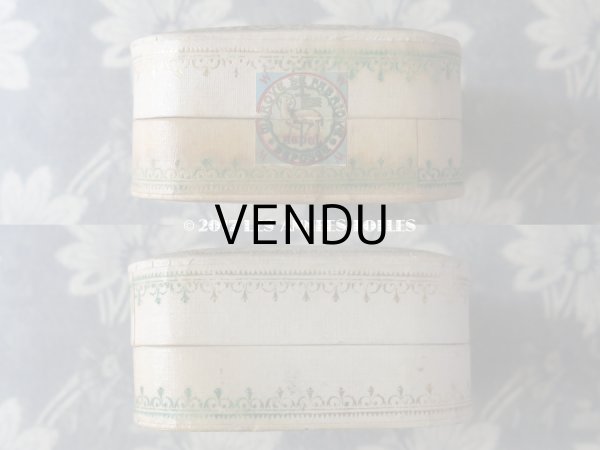 画像8: 1900年代 アンティーク パウダーボックス POUDRE MARSA - AGNEL PARIS - (8)
