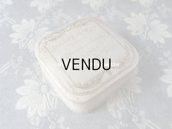 画像4: 1900年代 アンティーク パウダーボックス POUDRE MARSA - AGNEL PARIS - (4)
