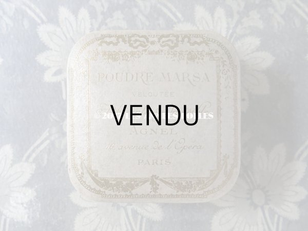 画像3: 1900年代 アンティーク パウダーボックス POUDRE MARSA - AGNEL PARIS - (3)