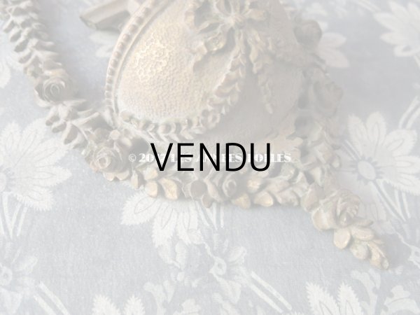 画像9: 1900年代 アンティーク　薔薇のガーランド＆クロスのベニチェ   (9)