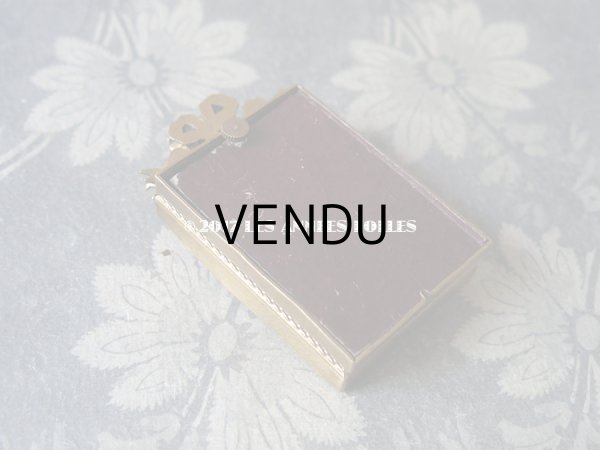 画像7: 19世紀末 アンティーク 小さな 折りたたみ式 フォトフレーム  (7)