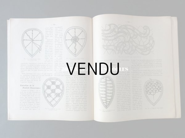 画像18: 1920年代 アンティーク 刺繍とレースの本 BRODERIE & DENTELLE LECONS PRATIQUES 2e EDITION PAR COUSINE CLAIRE - FRANCOIS TEDESCO, EDITEUR PARIS- (18)