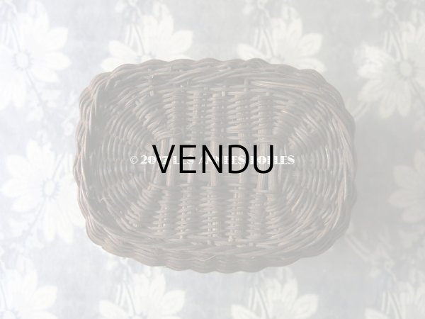 画像8: アンティーク ドール用 パニエ ダークブラウン (8)