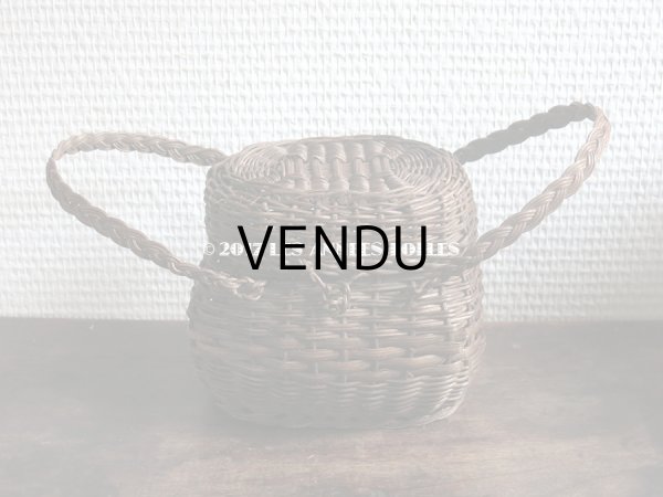 画像3: アンティーク ドール用 パニエ ダークブラウン (3)