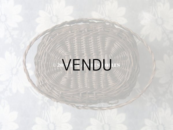 画像7: アンティーク ドール用 パニエ ダークブラウン (7)