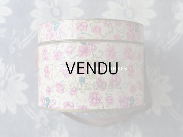 画像4: アンティーク 菫の砂糖菓子の紙箱 SOUVENIR DE TOULOUSE (4)