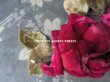 画像5: 19世紀末 アンティーク  薔薇のコサージュ 赤紫色のベルベット (5)
