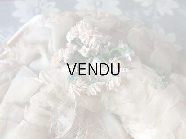 画像15: 1850年代 アンティーク 帽子 カポット ポークボンネット (15)