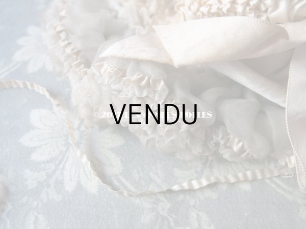 画像7: 1850年代 アンティーク 帽子 カポット ポークボンネット (7)