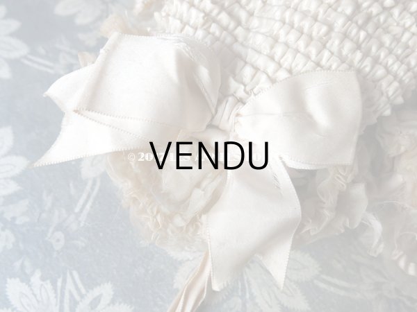 画像12: 1850年代 アンティーク 帽子 カポット ポークボンネット (12)