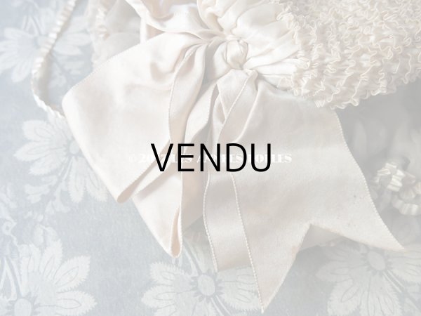 画像8: 1850年代 アンティーク 帽子 カポット ポークボンネット (8)