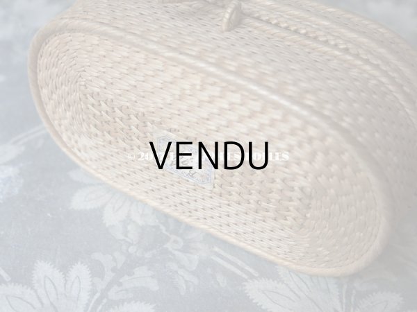 画像5: 19世紀　アンティーク ドール用 パニエ ラベル付き (5)