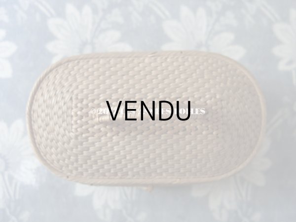 画像4: 19世紀　アンティーク ドール用 パニエ ラベル付き (4)