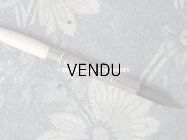 画像8: 1900年代 アンティーク ボーン製 ペン軸 フェザー型 (8)