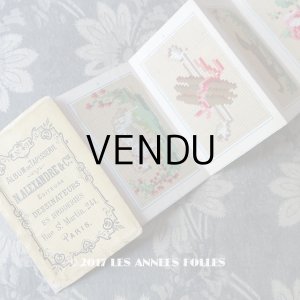画像: アンティーク とても小さな タペストリーの刺繍図案帳 ALBUM DE TAPISSERIE - N.ALEXANDRE&CIE -