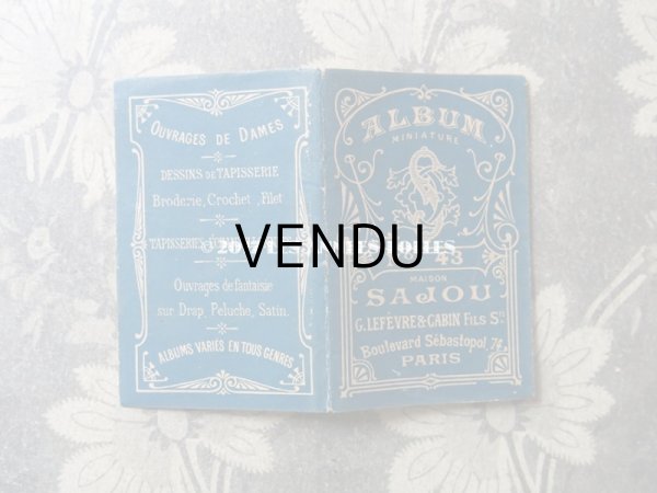 画像4: アンティーク とても小さな クロシェ編みの図案帳 ALBUM MINIATURE N 43 - MAISON SAJOU - (4)