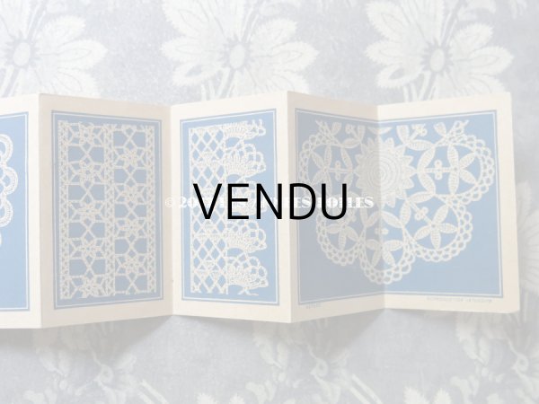 画像3: アンティーク とても小さな クロシェ編みの図案帳 ALBUM MINIATURE N 43 - MAISON SAJOU - (3)