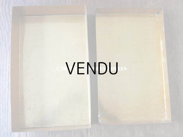 画像5: 19世紀末 アンティーク　大きなメタル製の糸箱 スレッドケース CABLE A L'ETOILE C★B SUR CARTES DE CARTON - CARTIER-BRESSON A PARIS - (5)