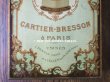 画像4: 19世紀末 アンティーク　大きなメタル製の糸箱 スレッドケース CABLE A L'ETOILE C★B SUR CARTES DE CARTON - CARTIER-BRESSON A PARIS - (4)