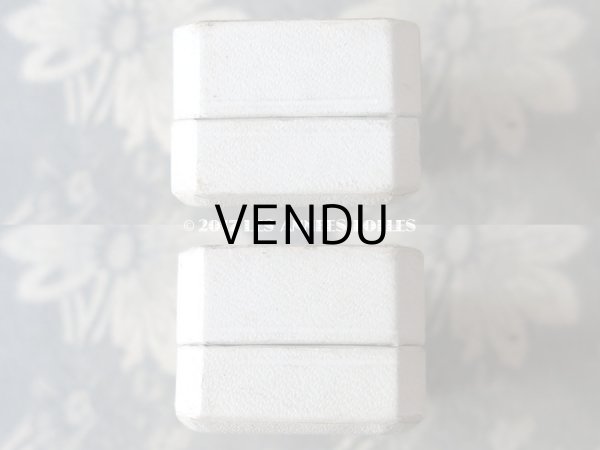 画像7: アンティーク 薔薇のガーランドのジュエリーボックス オフホワイト (7)