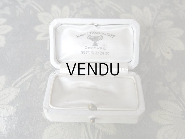 画像3: アンティーク 薔薇のガーランドのジュエリーボックス オフホワイト (3)