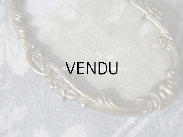 画像4: 19世紀末 アンティーク 薔薇のロカイユ装飾 小さな フォトフレーム  (4)