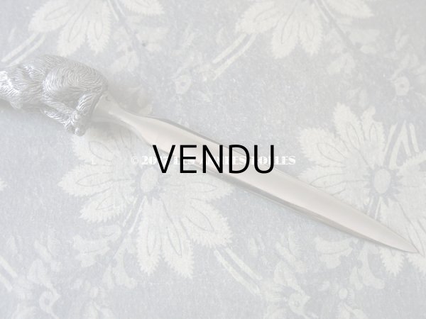 画像6: 1900年代 アンティーク 猫のレターオープナー (6)