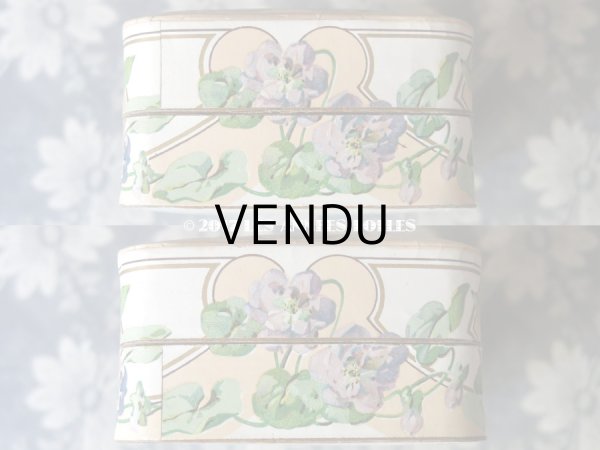 画像6: 1900年代 アンティーク ルーブル百貨店のソープボックス 菫 SAVON EXTRA FIN A LA VIOLETTE DE PARME - GRANDS MAGASINS DU LOUVRE PARIS - (6)