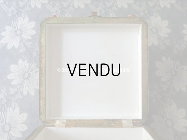 画像10: 19世紀 アンティーク ナポレオン3世時代 花模様のお菓子箱 木箱 ドラジェ & チョコレート  (10)