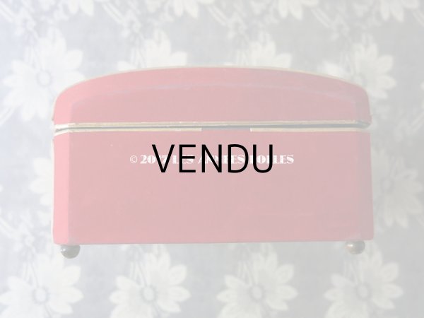 画像7: 19世紀 アンティーク ナポレオン3世時代 花模様のお菓子箱 木箱 ドラジェ & チョコレート  (7)