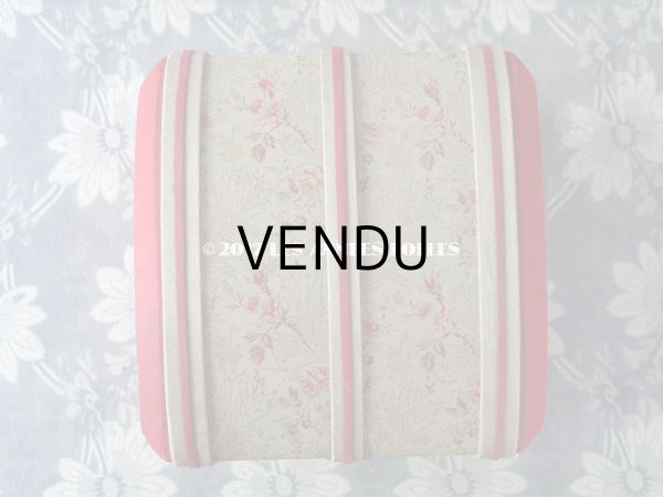 画像2: 19世紀 アンティーク ナポレオン3世時代 花模様のお菓子箱 木箱 ドラジェ & チョコレート  (2)