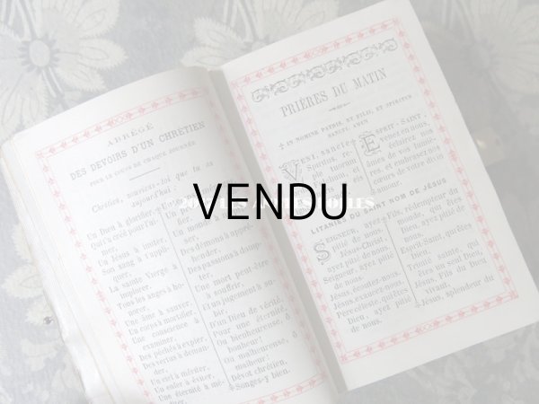 画像10: 1887年 アンティーク 薔薇のリース  ミサ典書 セルロイド製 (10)