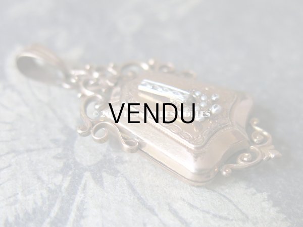 画像4: 19世紀 アンティーク ナポレオン3世 ペンダント ピンクゴールド  (4)