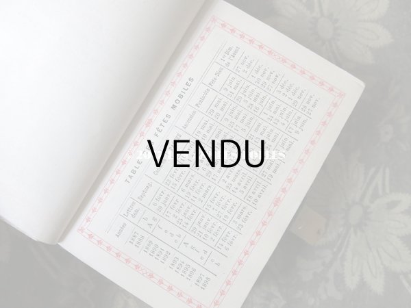 画像9: 1887年 アンティーク 薔薇のリース  ミサ典書 セルロイド製 (9)