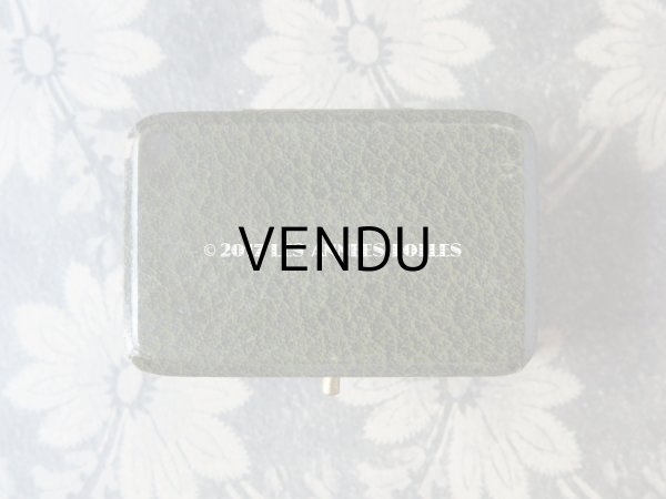 画像4: アンティーク ジュエリーボックス 金彩入り グリーン (4)