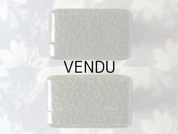 画像7: アンティーク ジュエリーボックス 金彩入り グリーン (7)