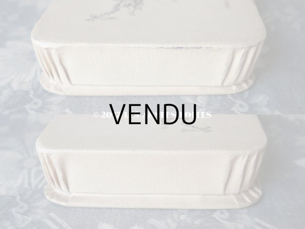 画像10: 1923年 アンティーク ドラジェのお菓子箱 天使＆薔薇のガーランド CHRISTINE 30 DECEMBRE 1923 (10)