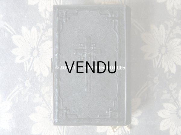 画像3: 1854年 ナポレオン3世時代 アンティーク  ミサ典書 百合の紋章柄 (3)