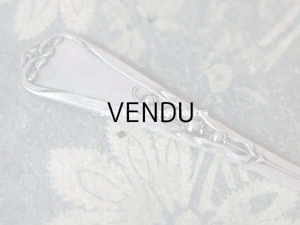 画像6: アンティーク シルバー製 シュガースプーン 鈴蘭 (6)