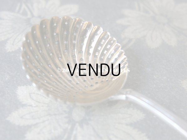 画像9: アンティーク シルバー製 シュガースプーン 鈴蘭 (9)