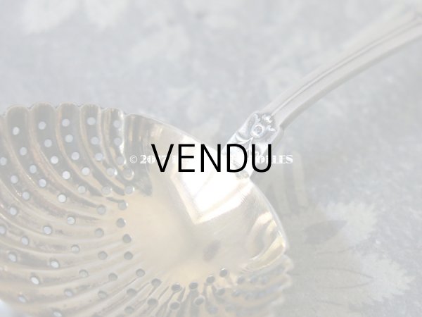 画像5: アンティーク シルバー製 シュガースプーン 鈴蘭 (5)