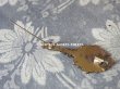 画像3: アンティーク 手鏡型の小さなブローチ ゴールド (3)