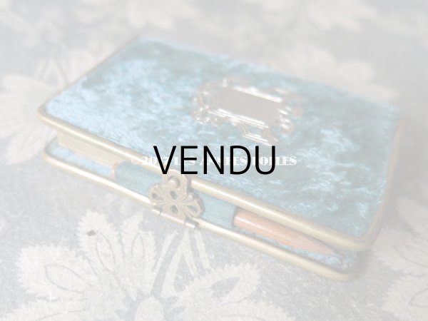 画像5: 19世紀 ナポレオン3世時代  舞踏会の手帳 ペンシル付 CARNET DE BAL カルネ・ド・バル (5)