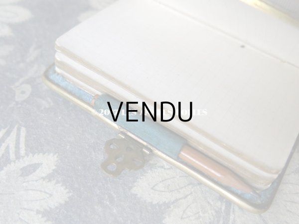 画像7: 19世紀 ナポレオン3世時代  舞踏会の手帳 ペンシル付 CARNET DE BAL カルネ・ド・バル (7)