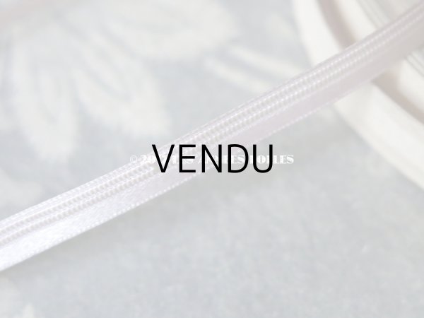 画像3: 未使用 19世紀末 アンティーク シルク製 極細 サテンリボン 10m モーヴピンク 123 N 1 LISERON 188 Q (3)