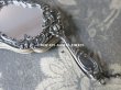 画像7: 1850年頃 アンティーク シルバー製 舞踏会の手帳 ミラー＆ペンシル付 ファン型 CARNET DE BAL カルネ・ド・バル (7)